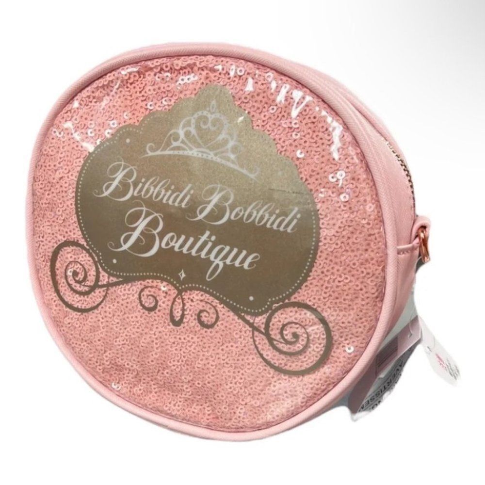 Disney‎ Bibbidi Bobbidi Boutique Cinderella Carriage Pink Crossbody Bag Gold